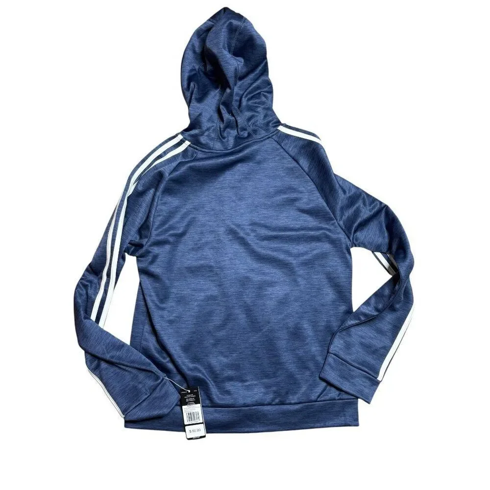 Adidas Zip Up Jacket Boys Size XL Blue and White